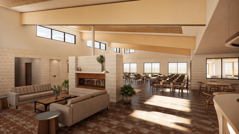 Edenlife Byford clubhouse main hall